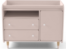 Комод з пеленальним столиком IndigoWood Bubble II Duo pink